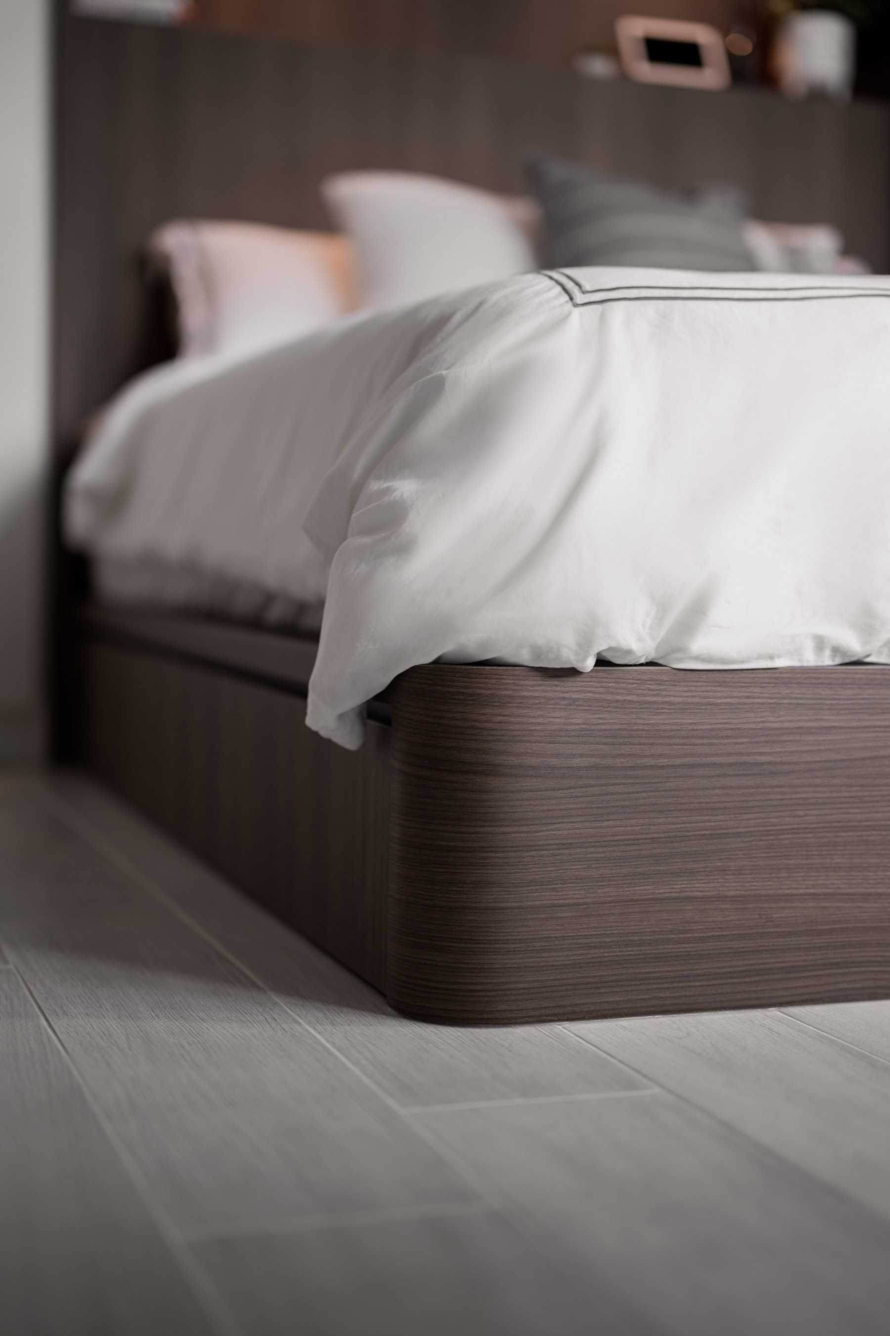 Modern Bedroom with Wardrobe and Built-in Bed