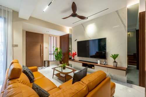 Modern Living Room at Bartley | 20 Jln gotong royong