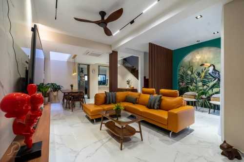 Modern Living Room at Bartley | 20 Jln gotong royong