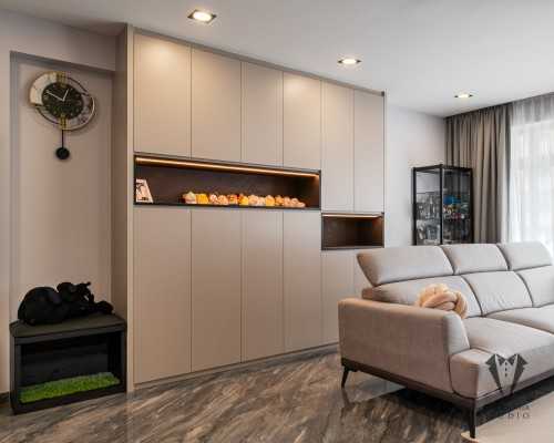 Contemporary Living Room at Anchorvale lane 356B