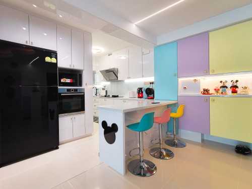Contemporary Kitchen at 420A Northshore Drive