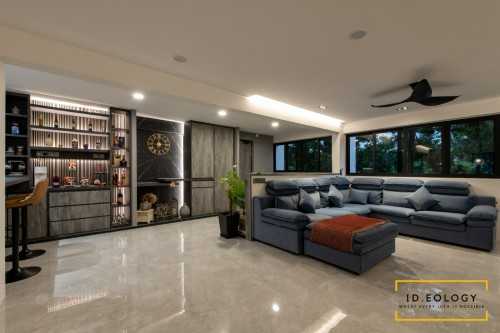 Contemporary Living Room at Hougang Ave 8