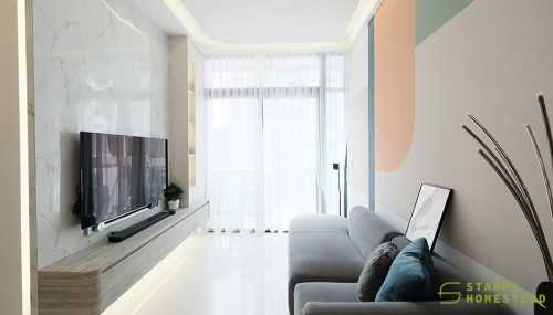 Modern Living Room at 20 Tanah Merah Kechil Link