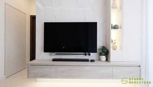 Modern Living Room at 20 Tanah Merah Kechil Link
