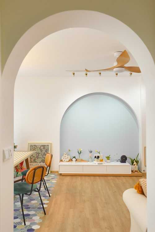 Eclectic Living Room at Punggol Road