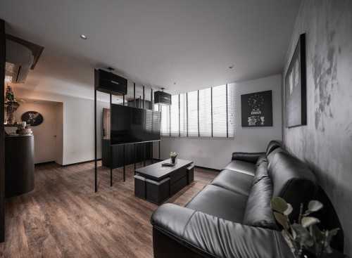 Contemporary Living Room at Yishun Ring Road
