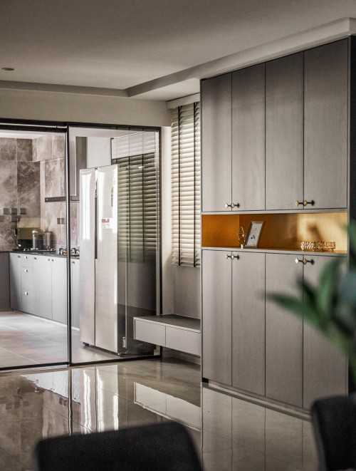 Contemporary Living Room at Woodlands Drive 14