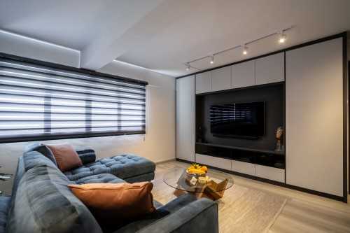 Modern Living Room at 10 Holland Ave