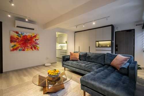 Modern Living Room at 10 Holland Ave