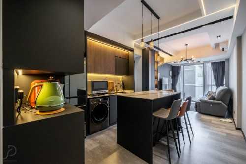 Modern Living Room at Tanjung Pagar | Lumiere