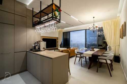 Modern Living Room at Jurong | Twin Vew