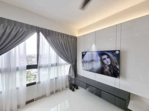 Scandinavian Living Room at Fernvale Acres