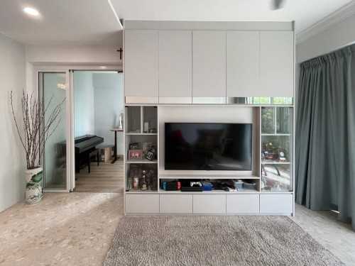 Scandinavian Living Room at Yew Mei Green