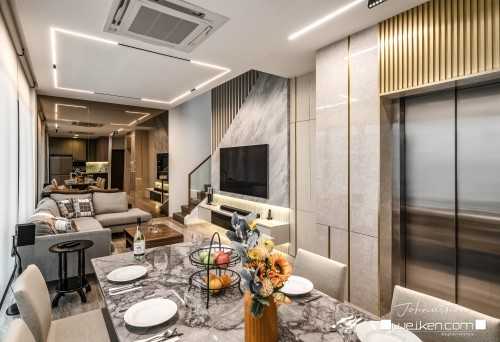 Modern Living Room at Richard Avenue, Singapore
