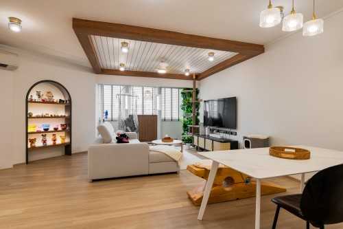 Eclectic Living Room at 239 compassvale drive