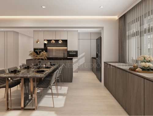 Contemporary Kitchen at kang ching road blk 347