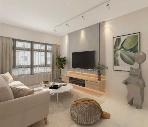 Eclectic Living Room at northshore dr 404a