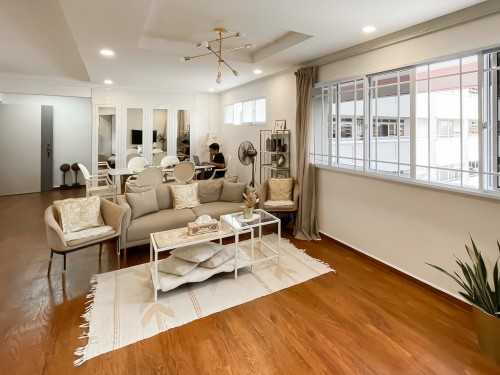 Scandinavian Living Room at Pasir Ris
