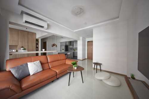 Contemporary Living Room at Bedok South Road