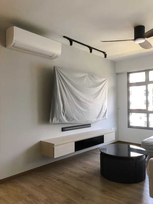 Scandinavian Living Room at Tampines GreenVerge