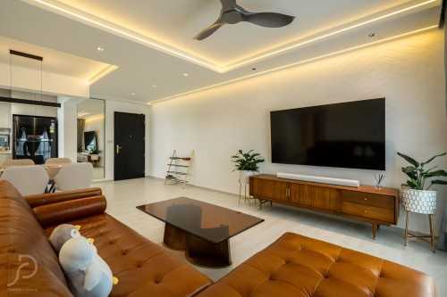 Modern Living Room at Yishun | 335 Yishun