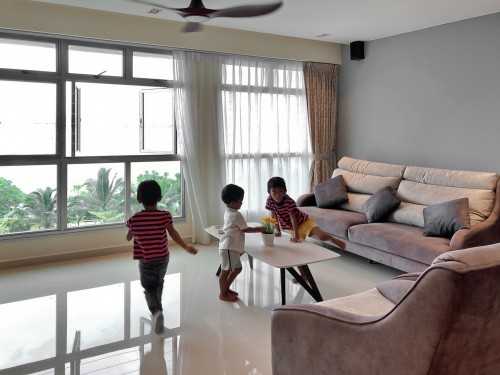 Modern Living Room at Northshore StraitsView