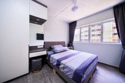 Minimalist Bedroom at 106 Teck Whye Lane