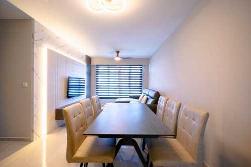 Contemporary Living Room at 624 Tampines