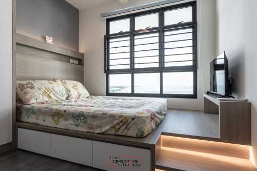 Scandinavian Bedroom at 419A Northshore Drive