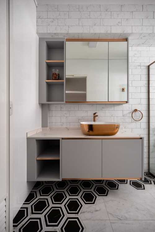 Modern Bathroom at 861 Jurong