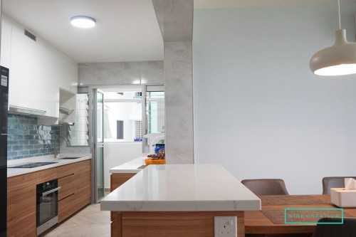 Contemporary Kitchen at 91A Telok Blangah St 31