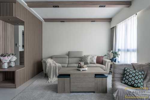 Minimalist Living Room at 402 Fernvale
