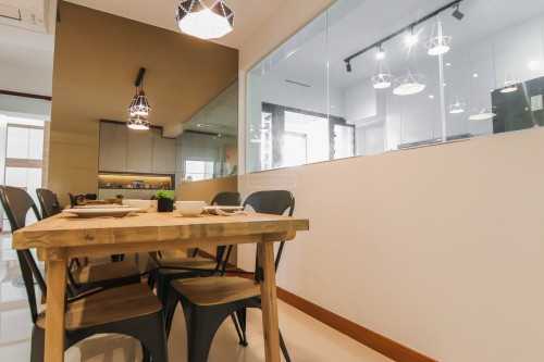 Contemporary Dining Room at 30 Ghim Moh Link