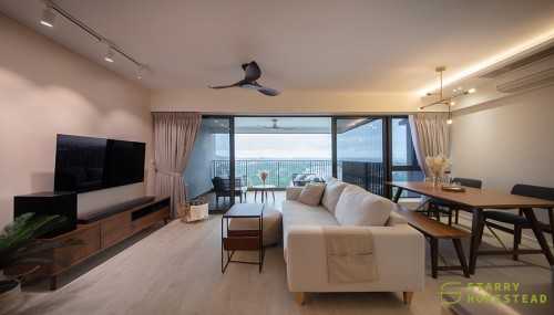 Scandinavian Living Room at 311C Clementi Avenue 4