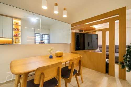 Modern Dining Room at Sengkang | Compassvale St