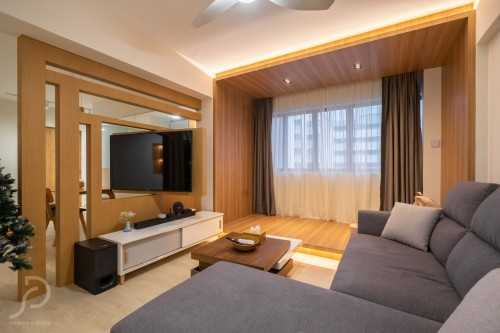 Modern Living Room at Sengkang | Compassvale St