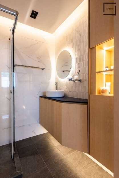 Contemporary Bathroom at DBSS @ Boon Keng Road