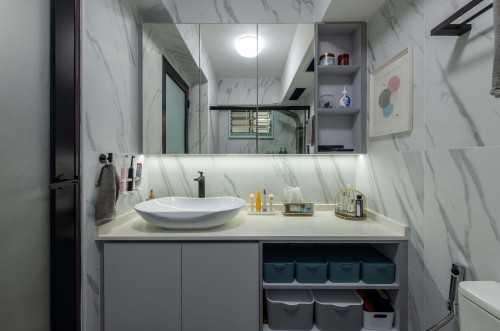 Contemporary Bathroom at Blk 638B Punggol Drive