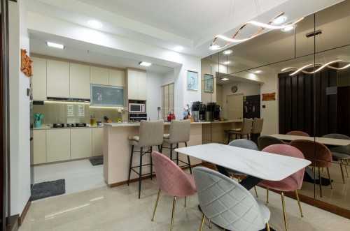 Contemporary Dining Room at Blk 638B Punggol Drive