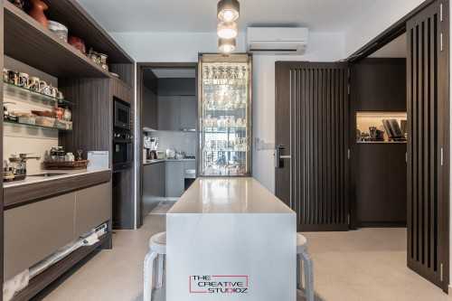 Contemporary Dining Room at Grandeur Park Residences