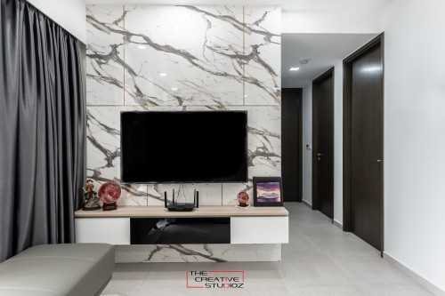 Contemporary Living Room at Grandeur Park Residences