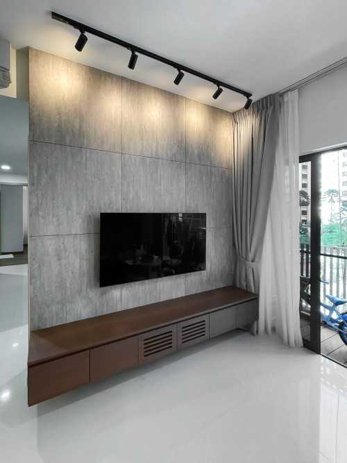 Scandinavian Living Room at NV Residences