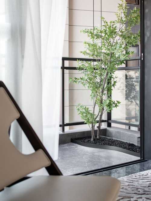 Contemporary Living Room at Condo @ Novena