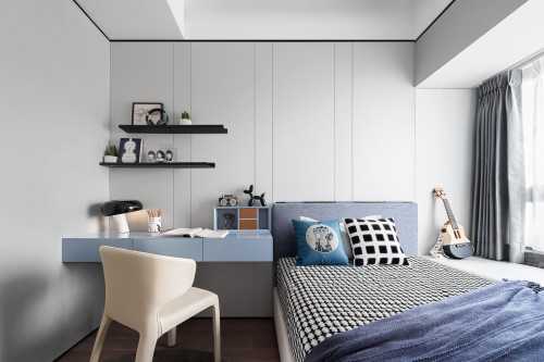 Contemporary Bedroom at Condo @ Novena