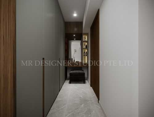 Contemporary Bedroom at seletar greenwich condo