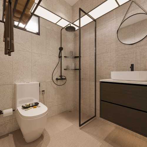 Contemporary Bathroom at 365c upper serangoon road