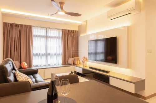 Modern Living Room at 622A Tampines Ave 12 #10-29