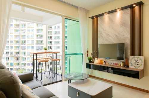 Contemporary Living Room at 29 Elias Road