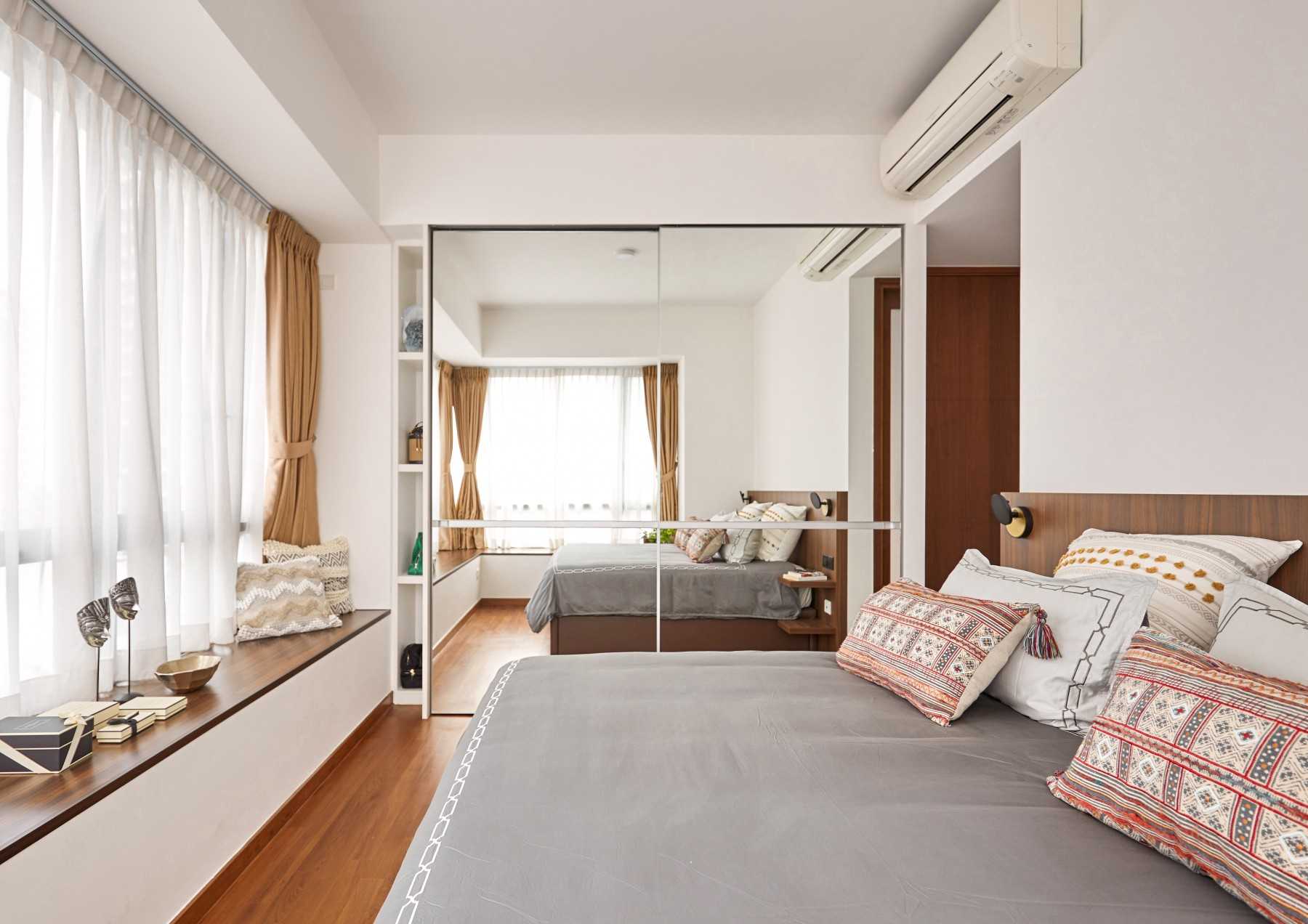 Contemporary Bedroom with Settee and Wardrobe