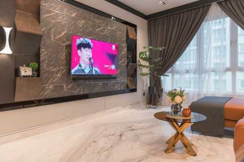 Modern Living Room at Floravale